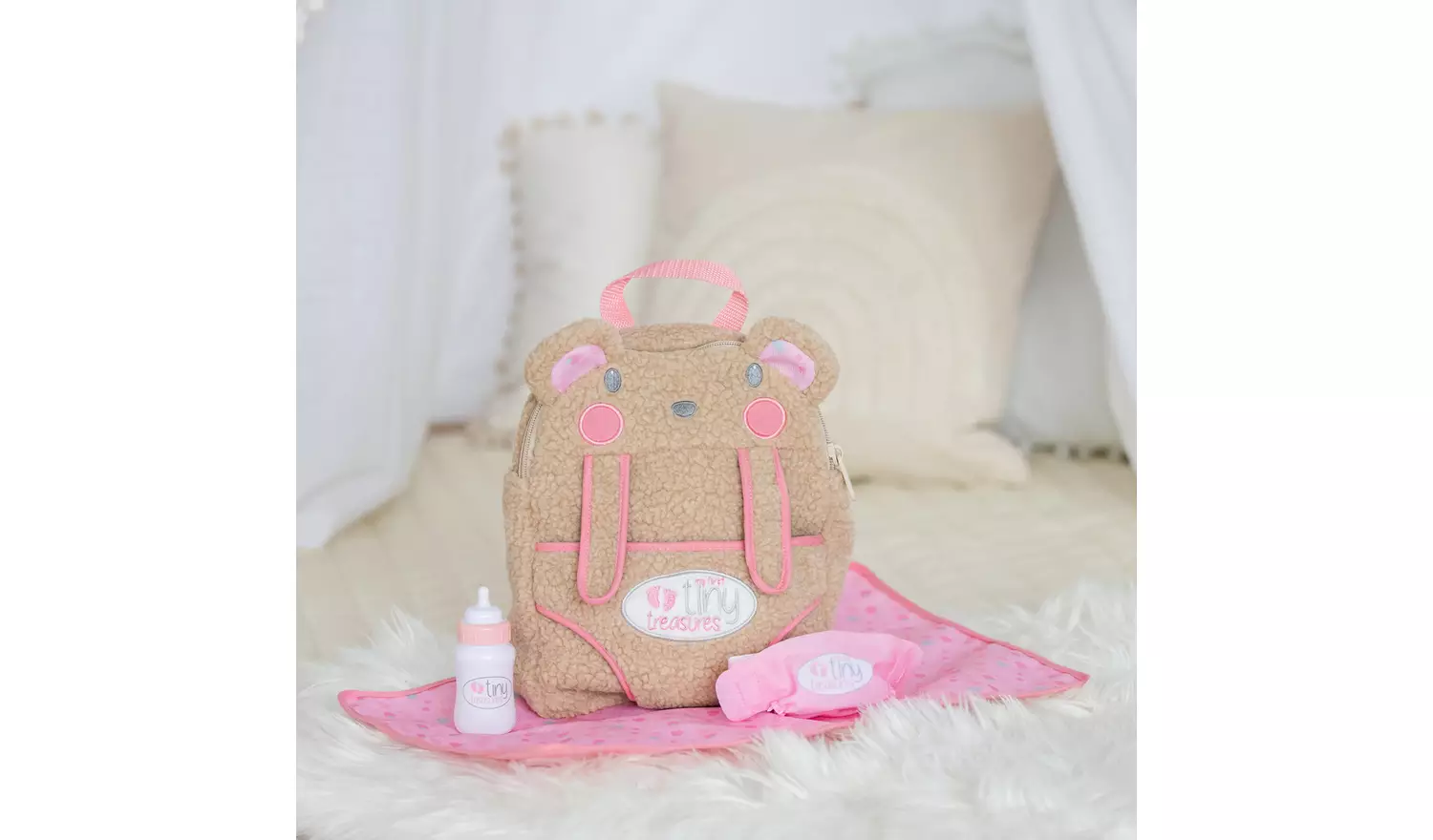 My First Tiny Treasures Bear Hug Changing Bag Carrier