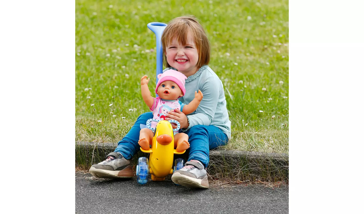 BABY Born Push Along Berta Doll Trike