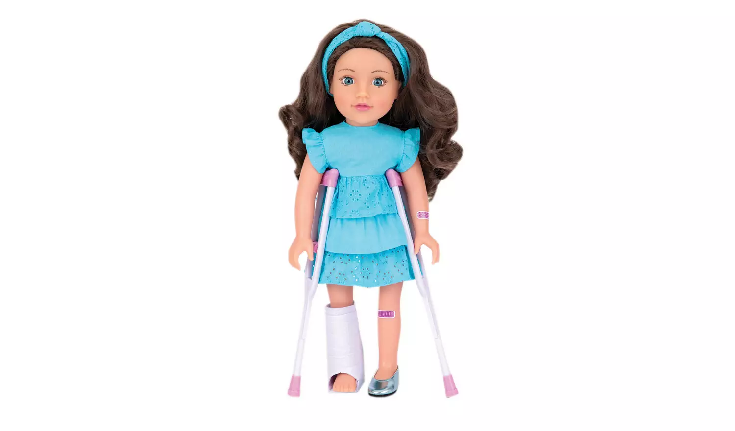 Designafriend Dolls Wheelchair and Crutches Playset