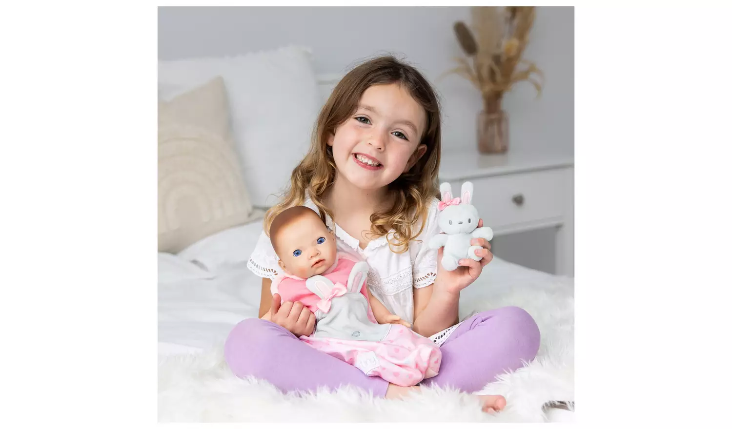 My First Tiny Treasures Snuggle Bunny Sleeping Bag Set