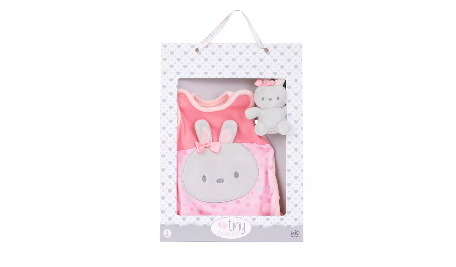 My First Tiny Treasures Snuggle Bunny Sleeping Bag Set