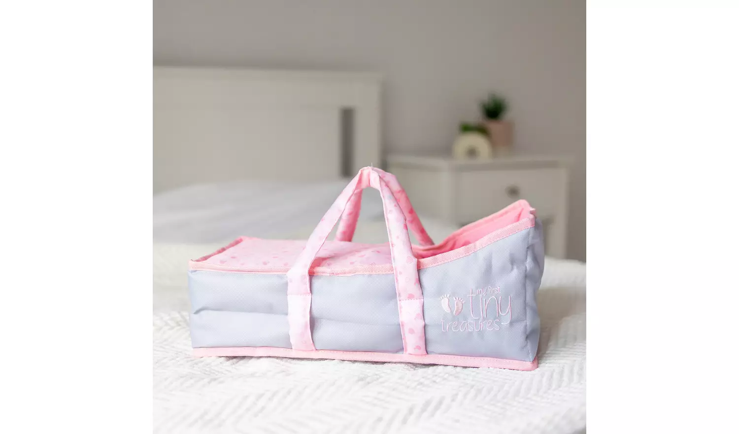 My First Tiny Treasures Baby Doll Carry Cot