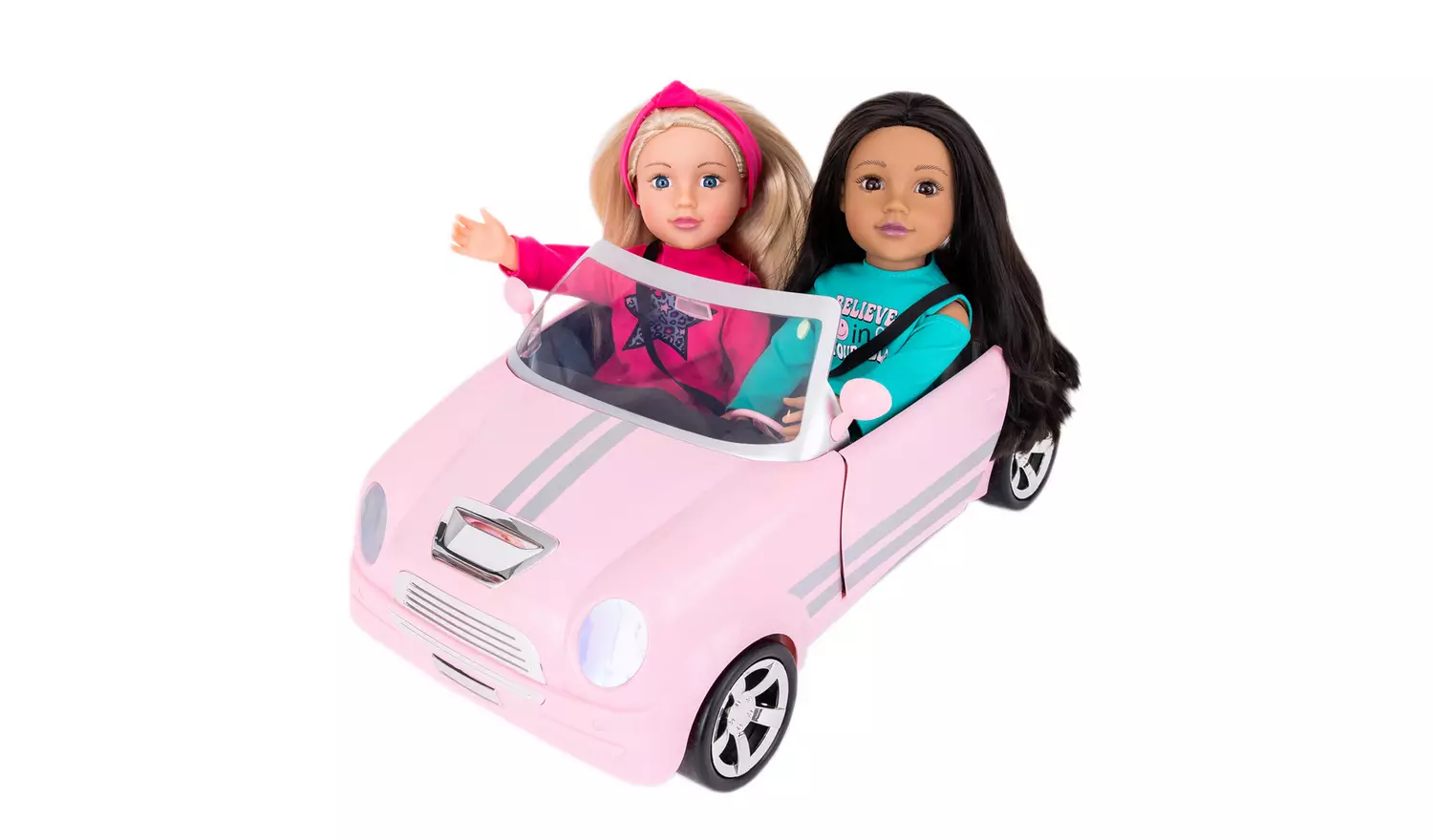 Designafriend Dolls Toy Car - Matt Pink