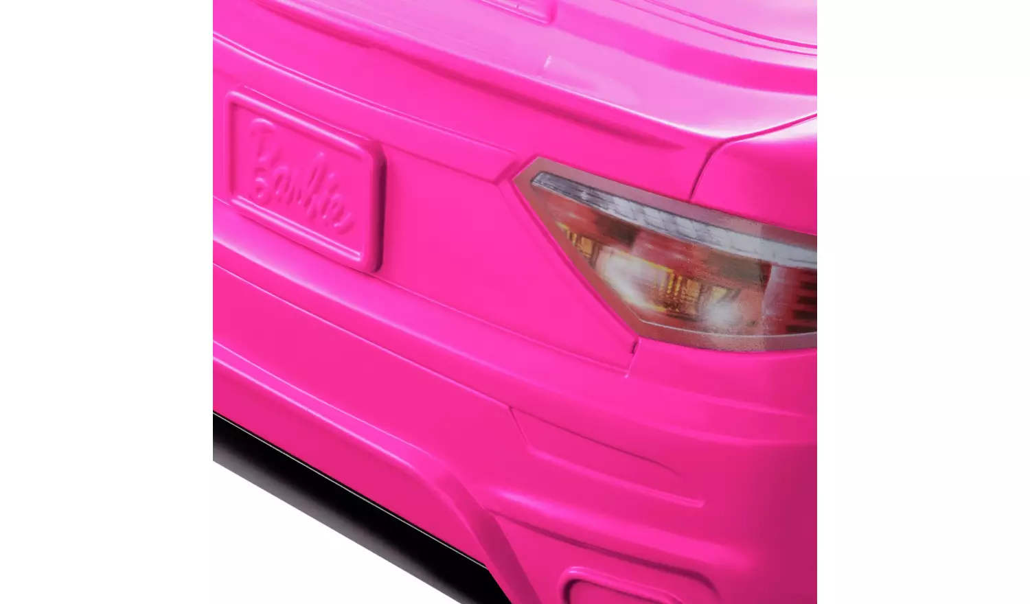 Barbie Pink Convertible 2-Seater Vehicle with Rolling Wheels