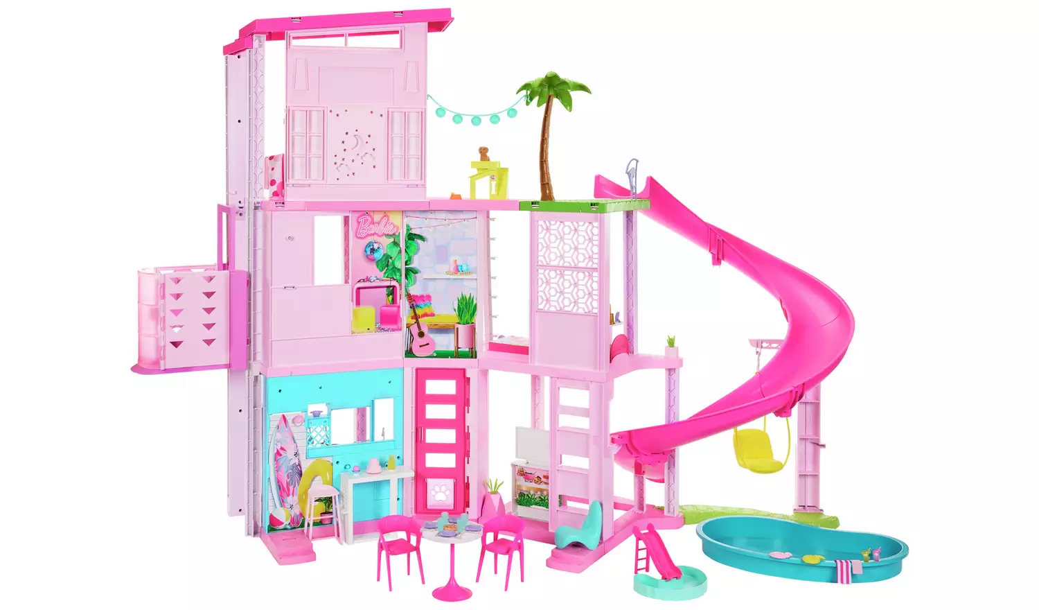 Barbie DreamHouse Dolls House, Playset, and Accessories
