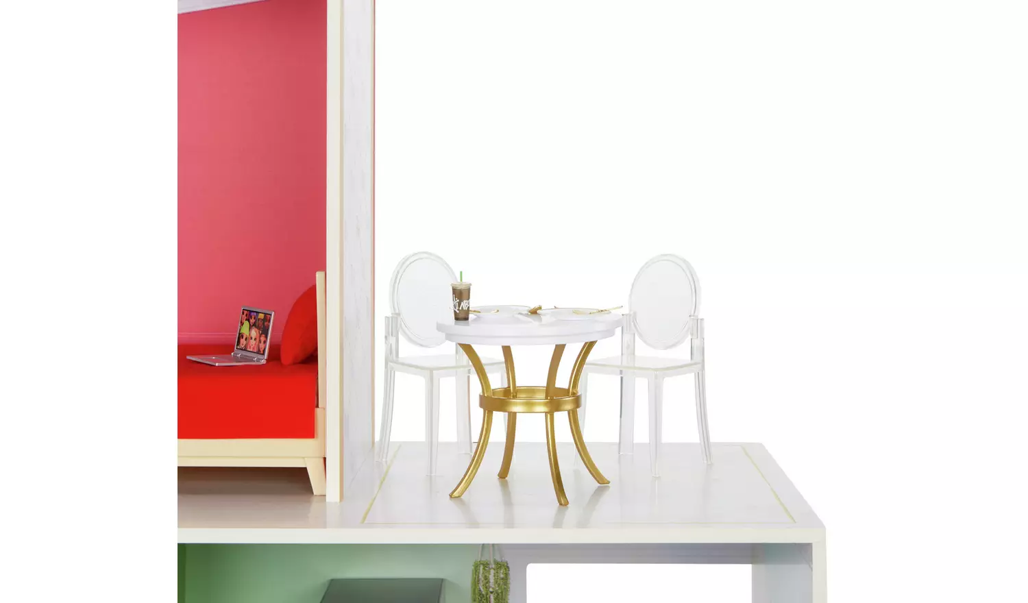 Rainbow High Townhouse- 3-Story Wood Dollhouse Playset