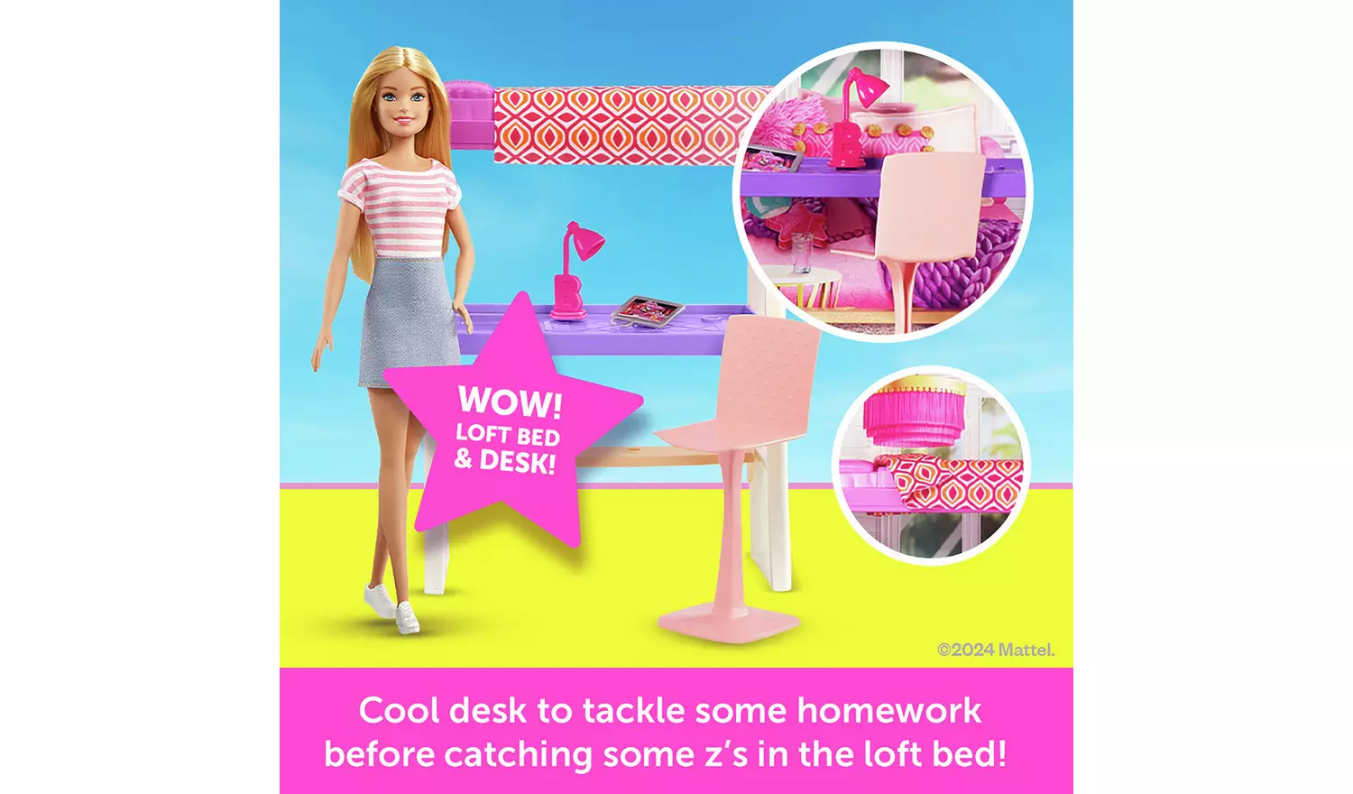 Barbie Estate Dolls House and 3 Dolls