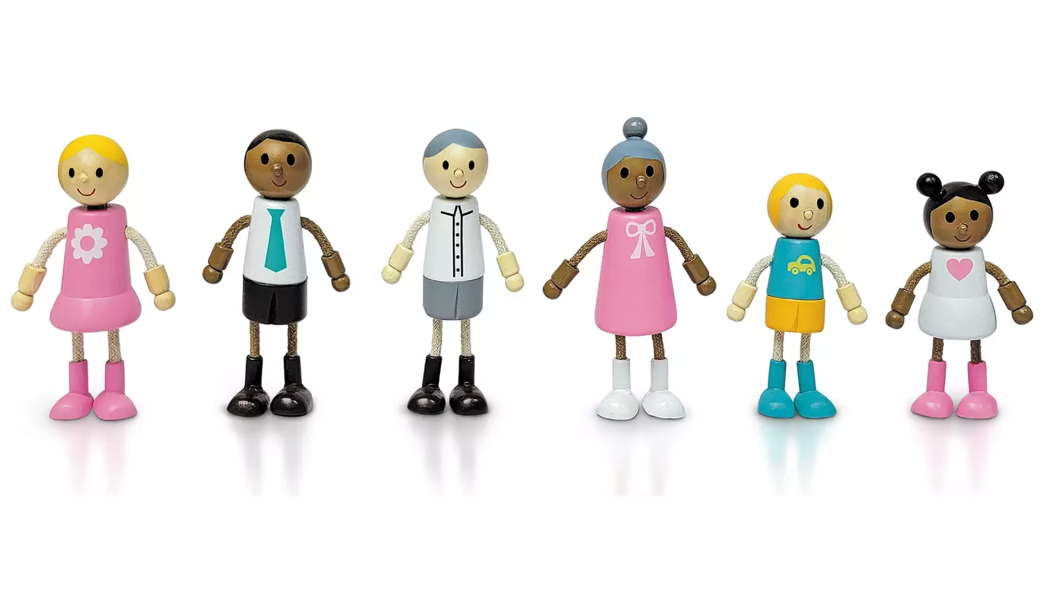 Doll House Wooden Family Set