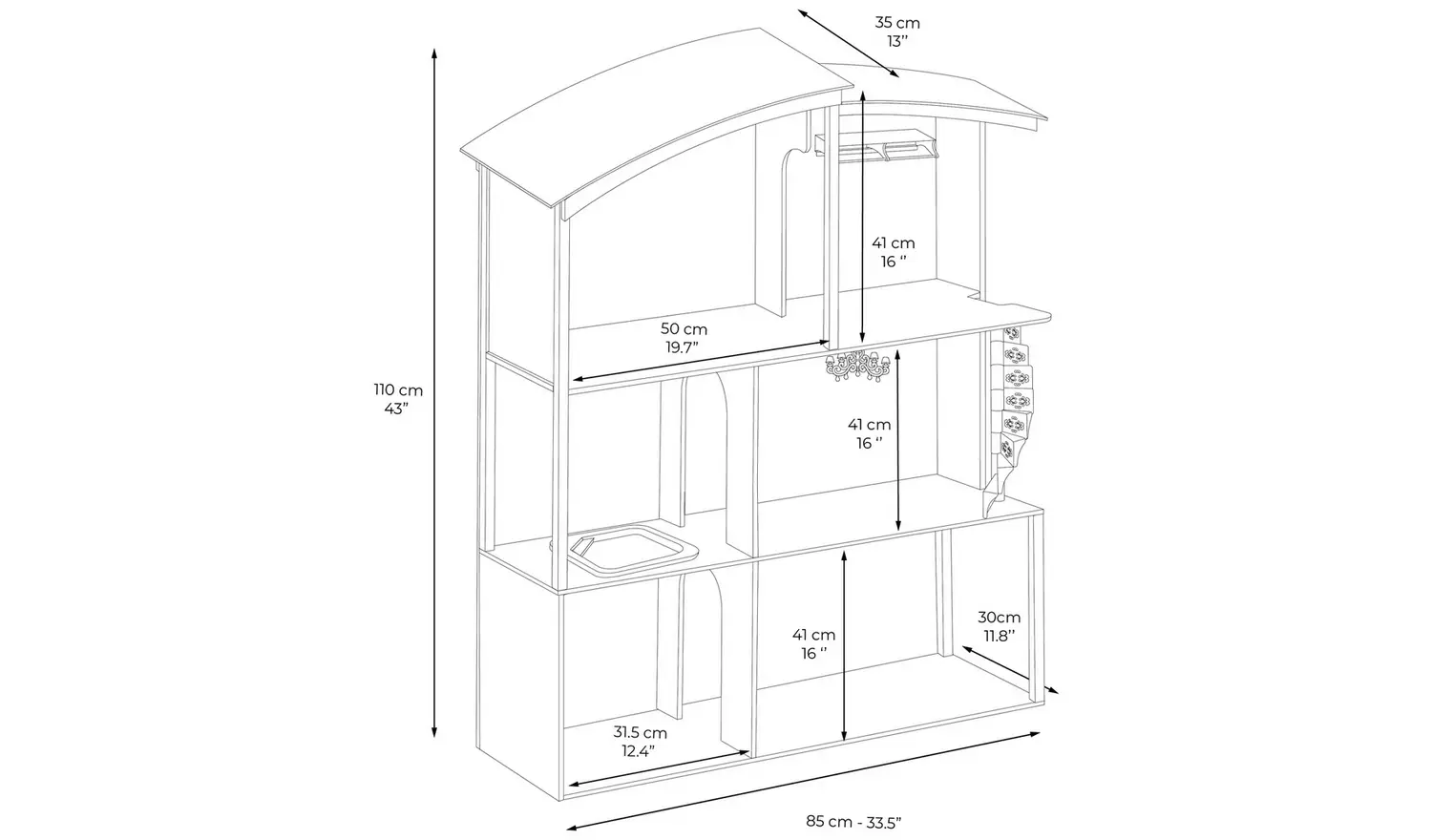 Jupiter Workshops Fashion Mansion Dolls House