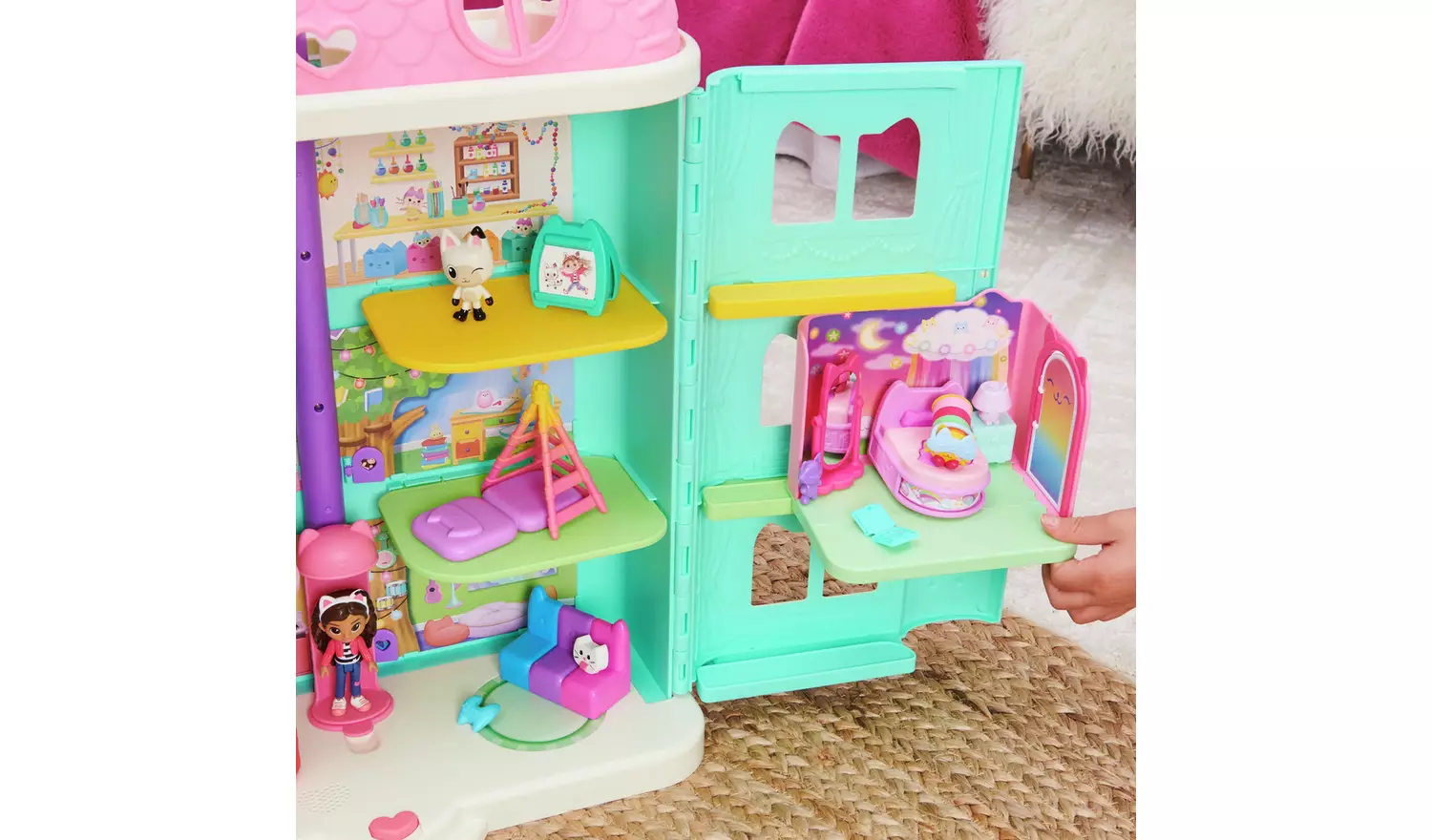 Gabby's Dollhouse Pillow Cat Bedroom