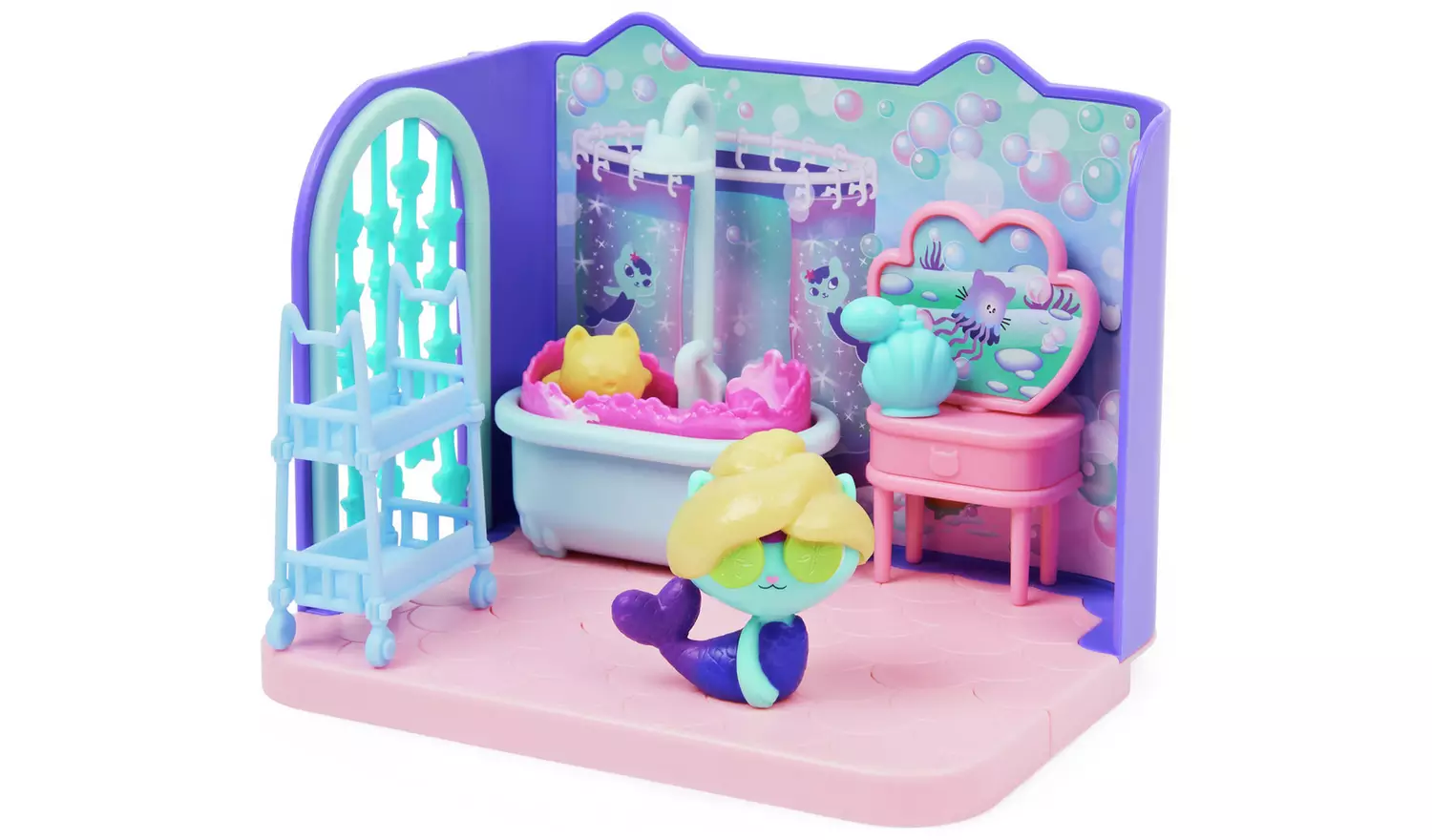 Gabby's Dollhouse Deluxe Room& Bathroom