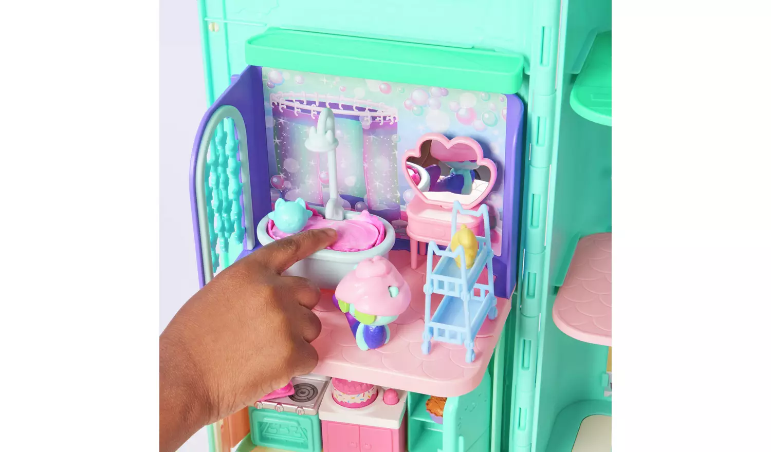 Gabby's Dollhouse Deluxe Room& Bathroom