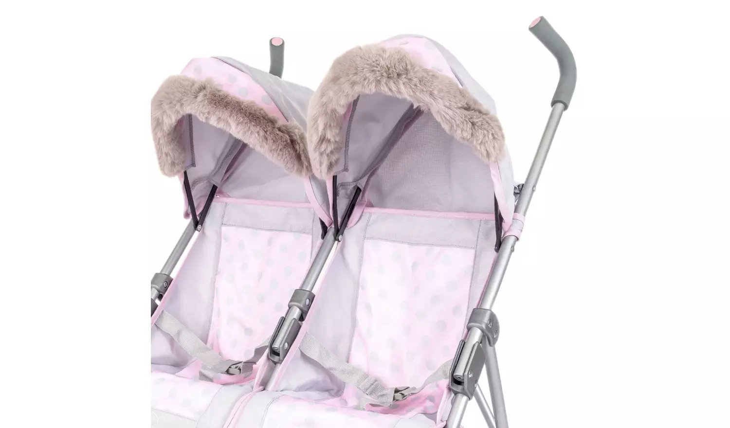Tiny Treasures Double Folding Dolls Pushchair