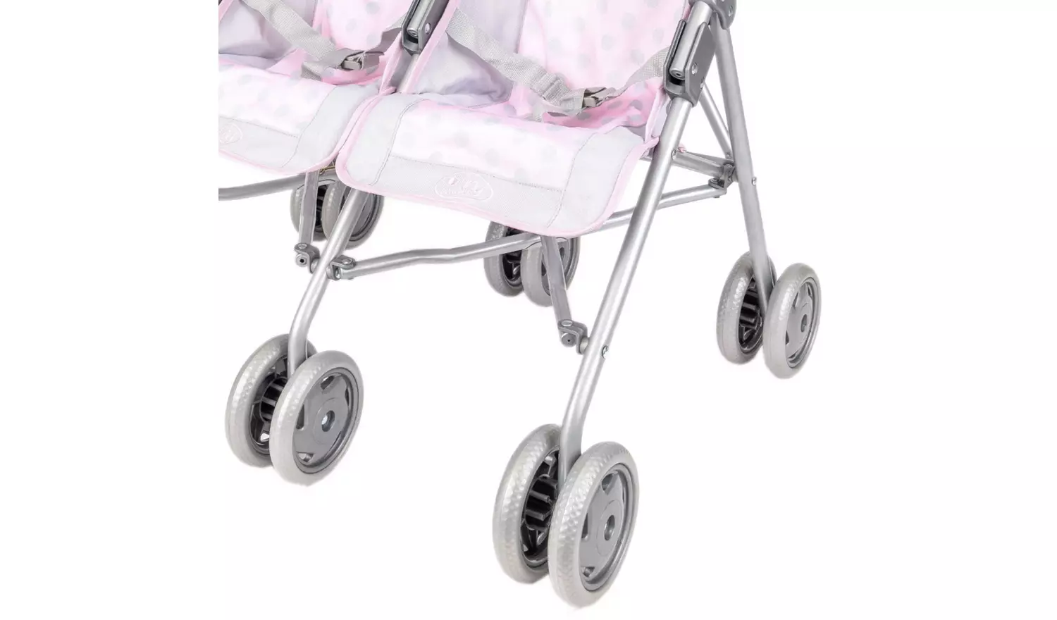 Tiny Treasures Double Folding Dolls Pushchair