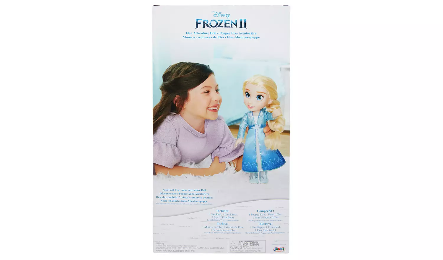 Disney Frozen 2 Travel Toddler Doll - Elsa - 15inch/38cm