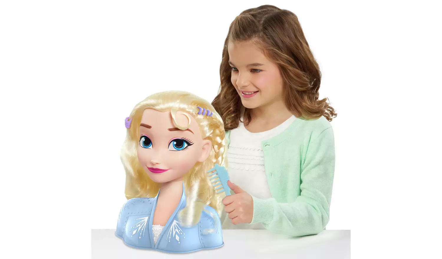 Disney Frozen Elsa Styling Head - 7inch/17cm