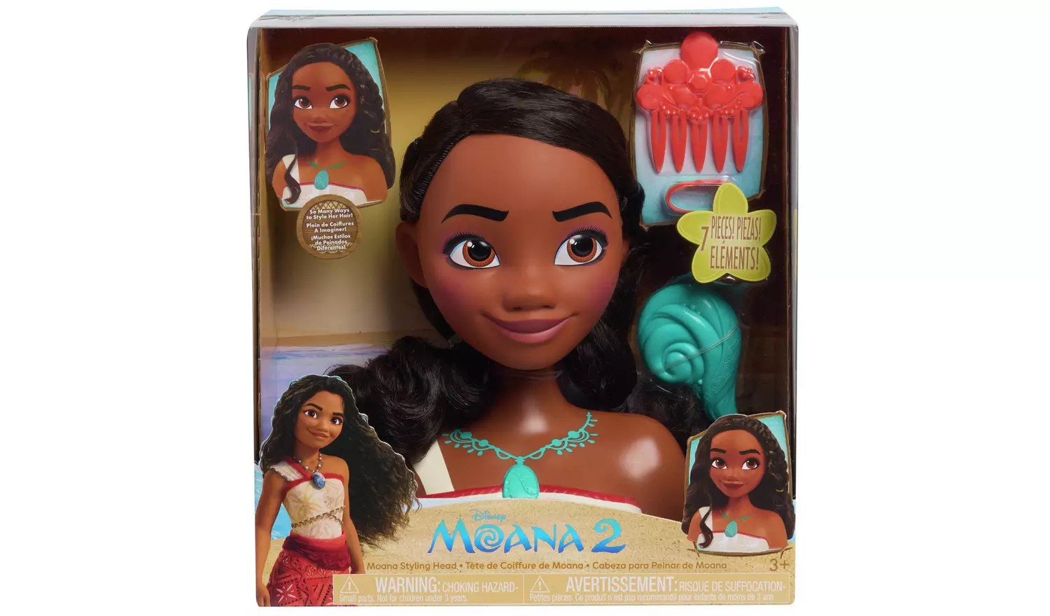 Disney Princess Moana Styling Head