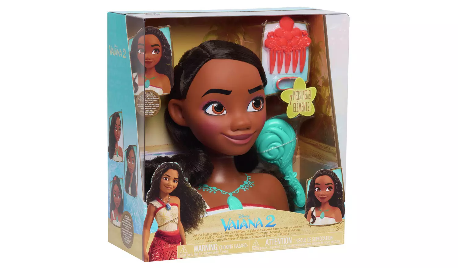 Disney Princess Moana Styling Head
