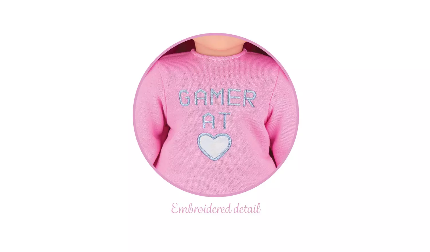 DesignaFriend Connies Candy Girl Gamer Doll - 18inch/46cm