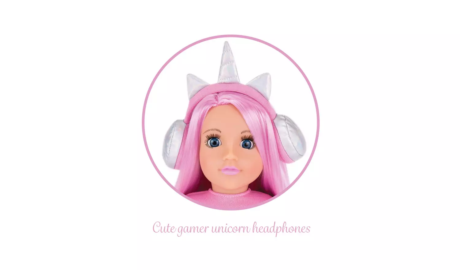 DesignaFriend Connies Candy Girl Gamer Doll - 18inch/46cm