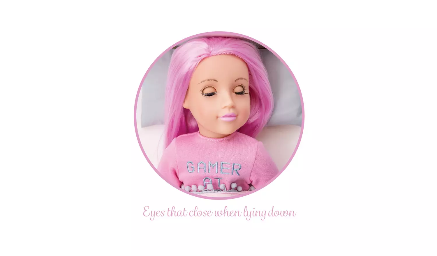 DesignaFriend Connies Candy Girl Gamer Doll - 18inch/46cm