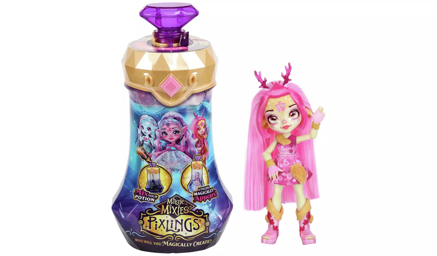 Magic Mixies Pixlings - Deerlee The Deer Pixling