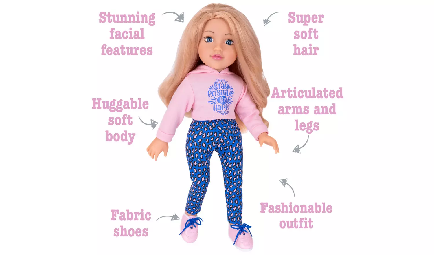 DesignaFriend Connies Friend Evie Fashion Doll - 18inch/46cm