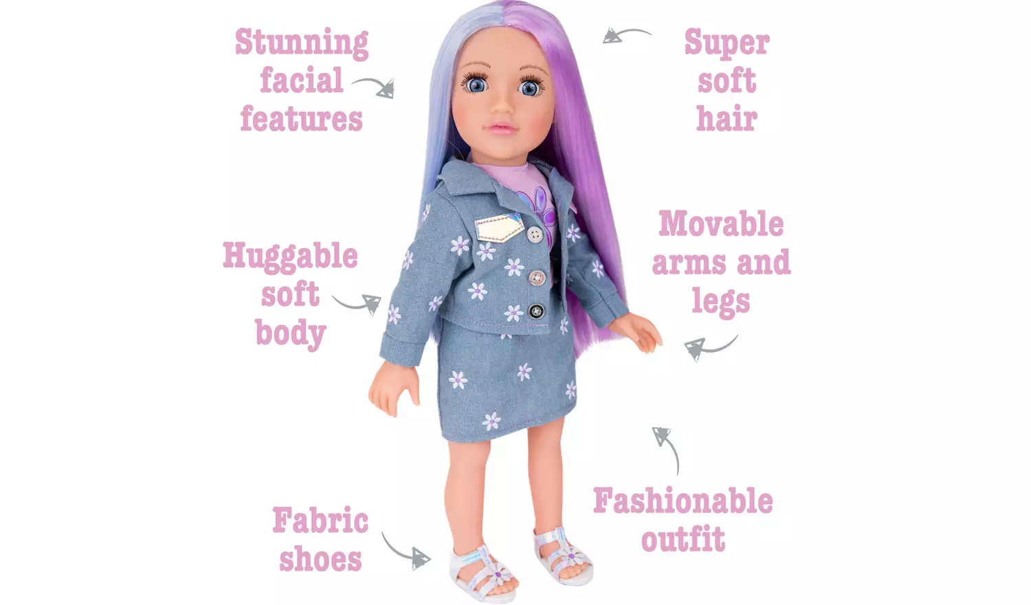 DAF Connies Friend Lily Rose Fashion Doll - 18inch/46cm