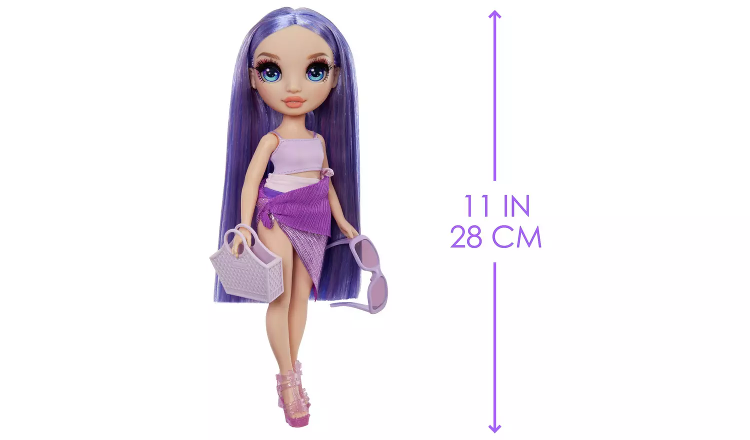 Rainbow High Swim & Style Doll - Violet (Purple) - 27cm