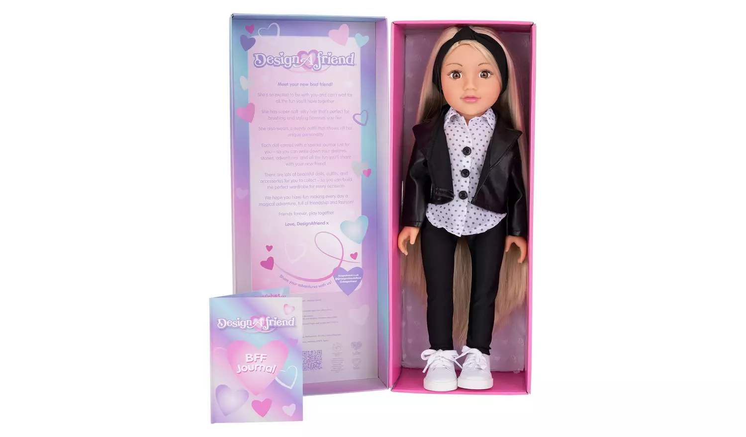 DesignaFriend Connie Fashion Designer Doll - 18inch/46cm