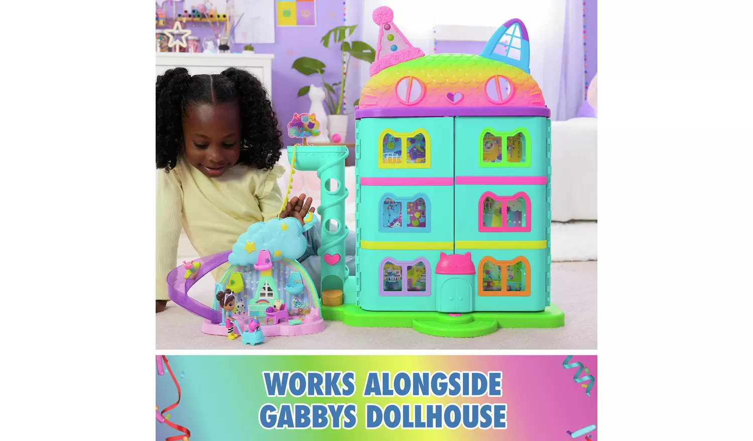 Gabby's Dollhouse Kitty Care Playset