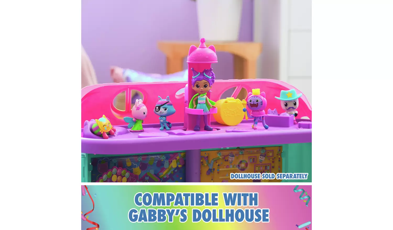 Gabby's Dollhouse Celebration Deluxe Figure Set