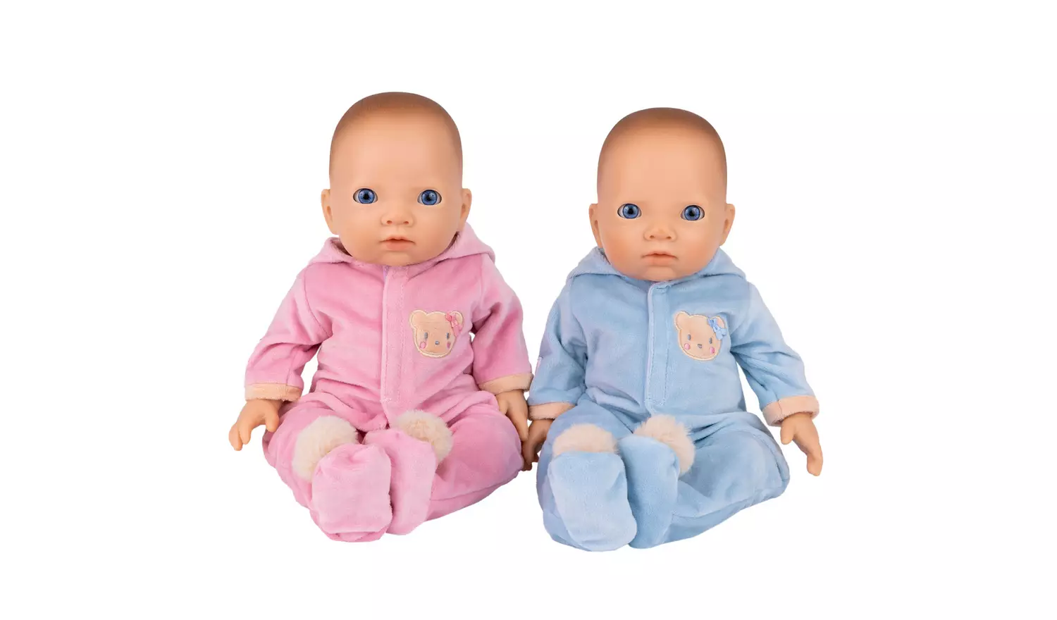 My First Tiny Treasures Beary Cute Snuggle Twin Baby Dolls