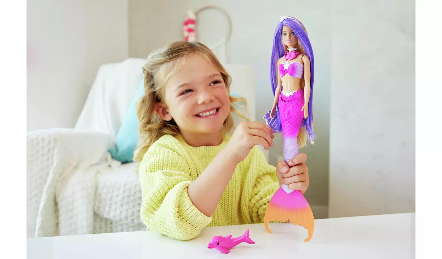 Barbie Malibu Colour Change Mermaid Doll and Accessories