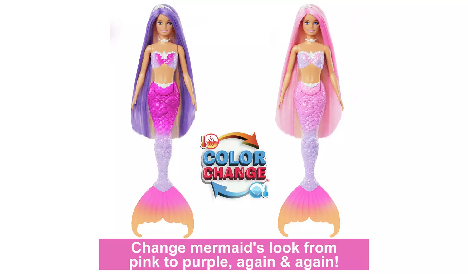 Barbie Malibu Colour Change Mermaid Doll and Accessories