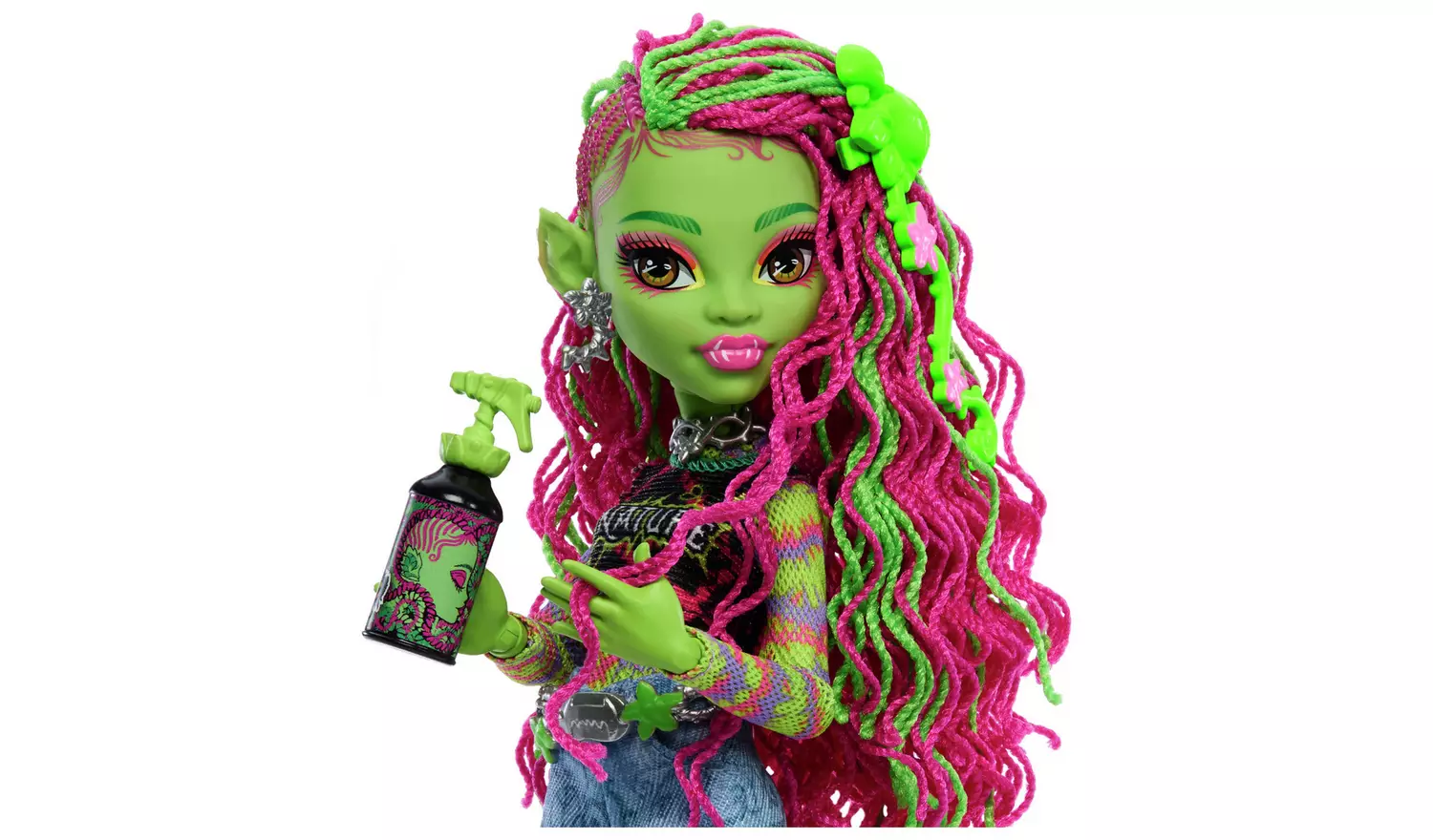 Monster High Venus McFlytrap Doll with Pet Cat & Accessories