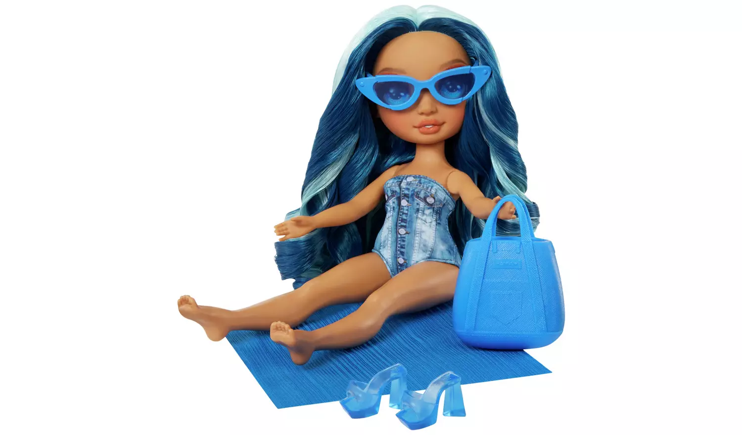 Rainbow High Swim & Style Doll - Skyler (Blue) - 11inch/27cm