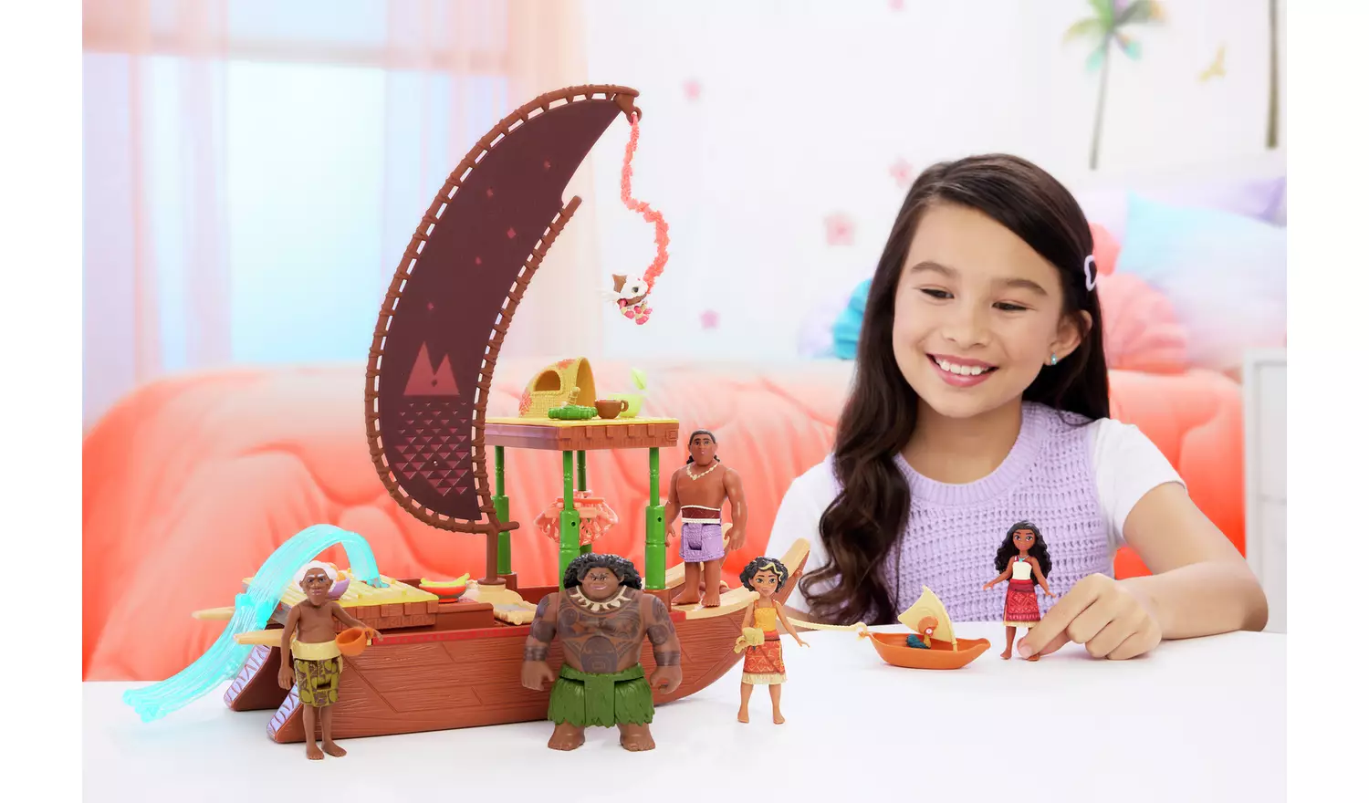 Disney Moana & Maui Ocean Adventures Small Doll & Accessory