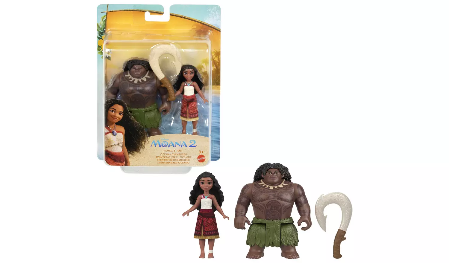 Disney Moana & Maui Ocean Adventures Small Doll & Accessory