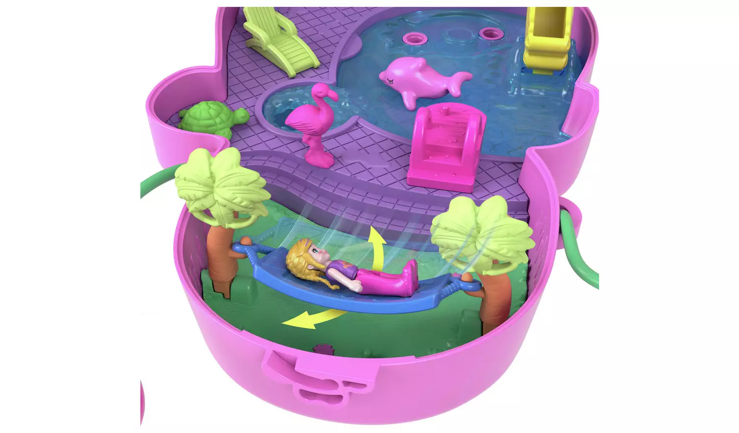 Polly Pocket Momma Monkey & Baby Mini Doll Playsets