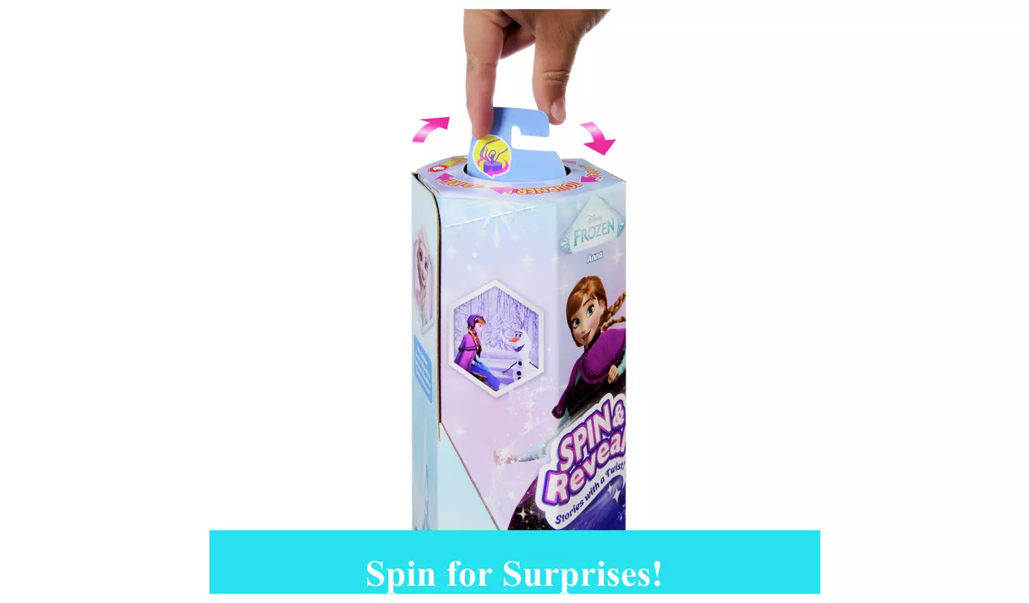 Disney Frozen Spin & Reveal Anna Fashion Doll & Accessories