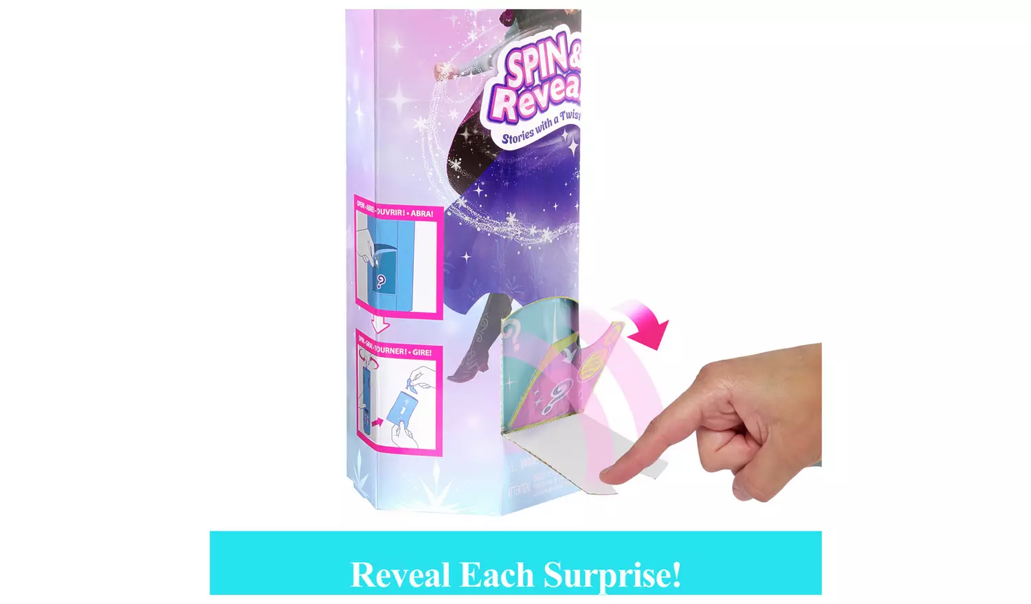 Disney Frozen Spin & Reveal Anna Fashion Doll & Accessories