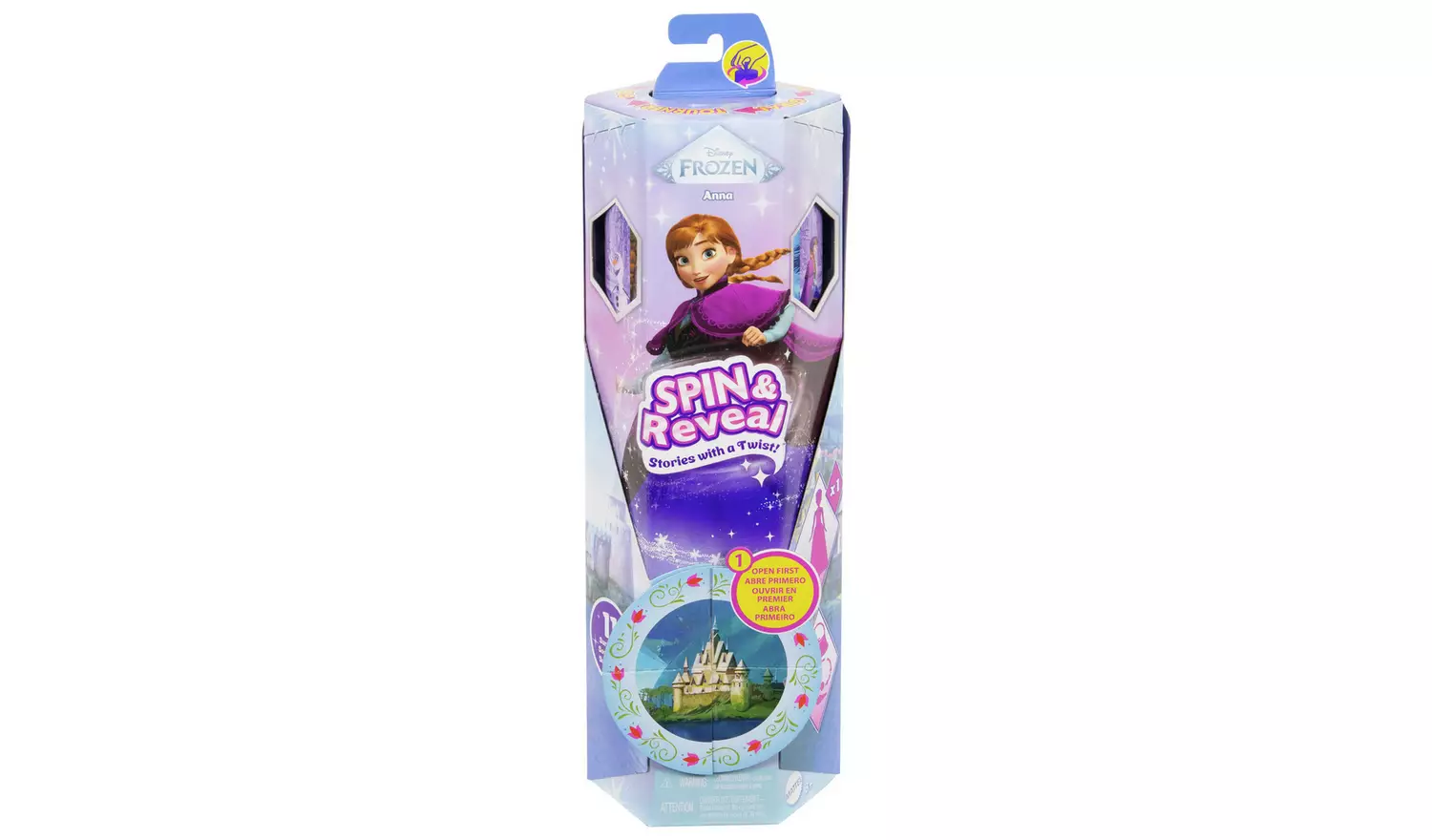 Disney Frozen Spin & Reveal Anna Fashion Doll & Accessories