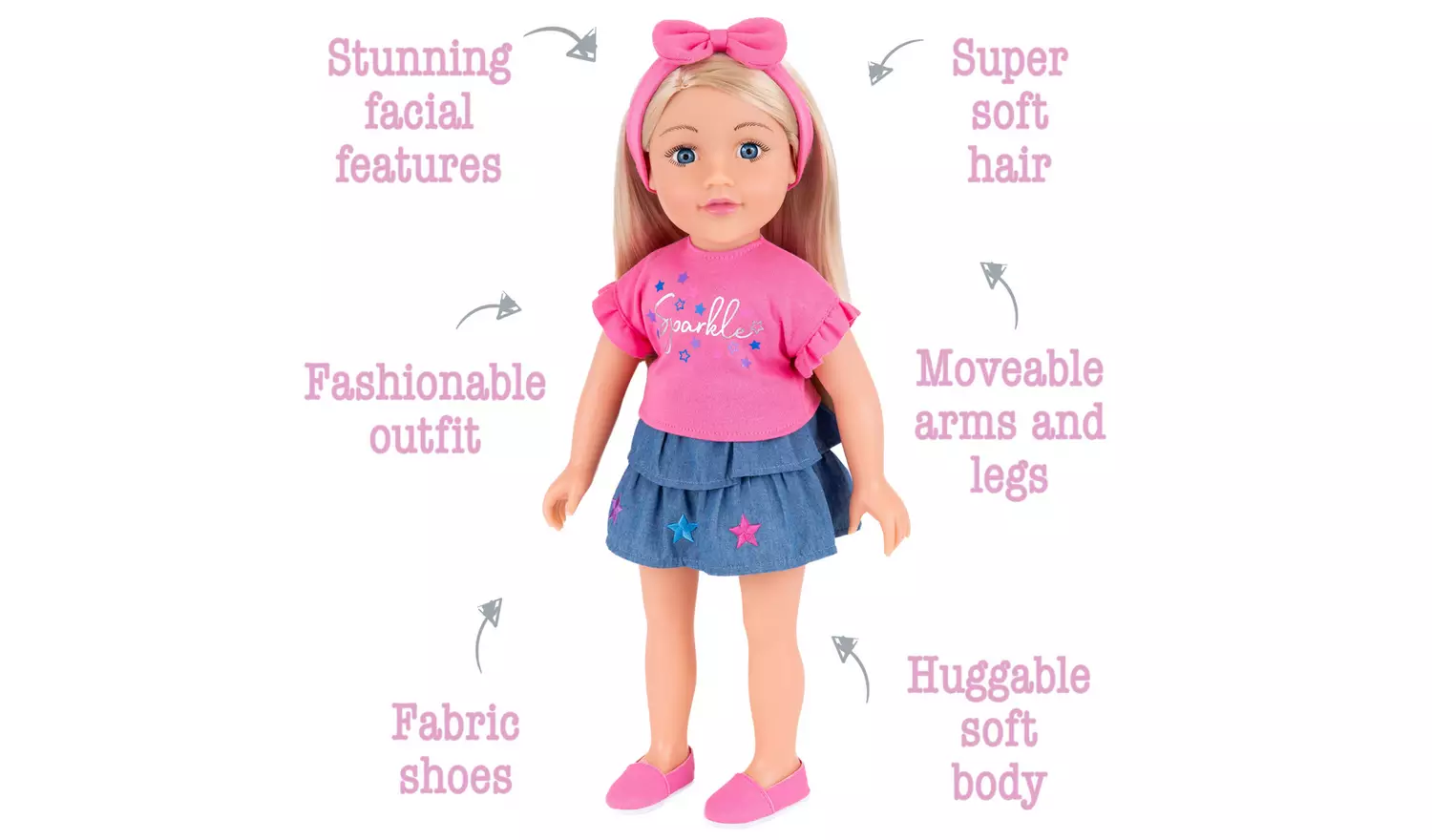 DesignaFriend Connies Friend Livvy Doll- 18 inch / 46cm doll