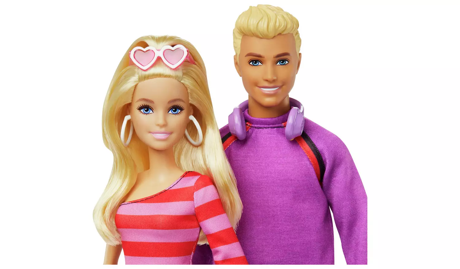 Barbie & Ken roller-skating Fashion Dolls & 6 Accessories