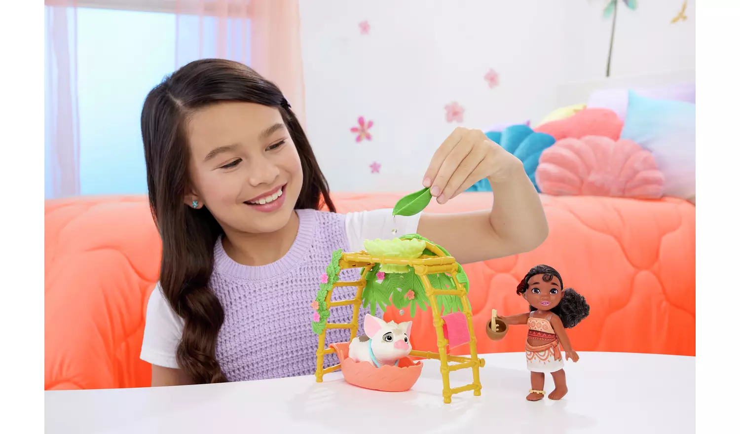 Disney Moana 2 Simea & Pua Bathtime Fun Playset