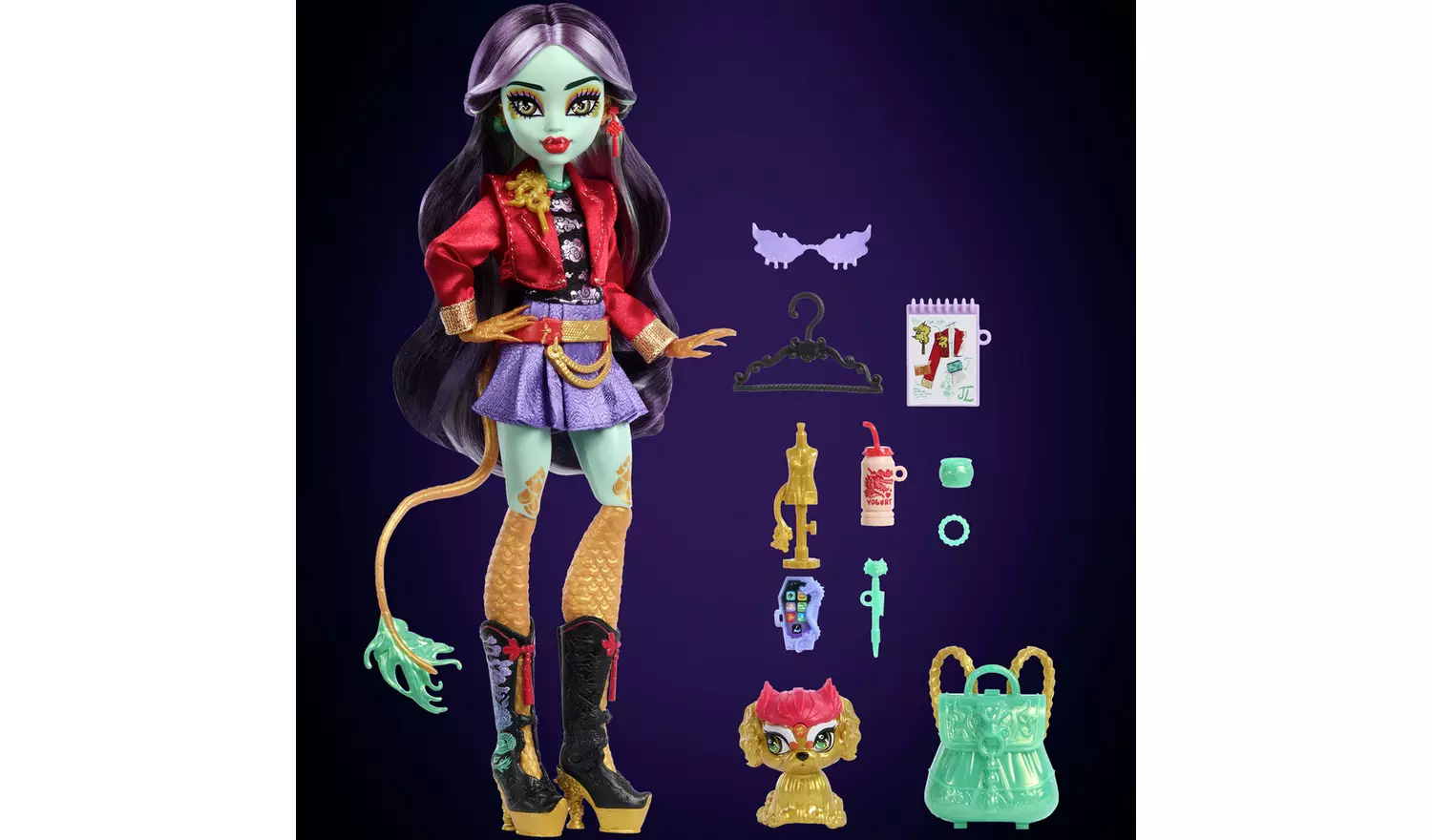 Monster High Jinafire Long Fashion Doll with Accessories