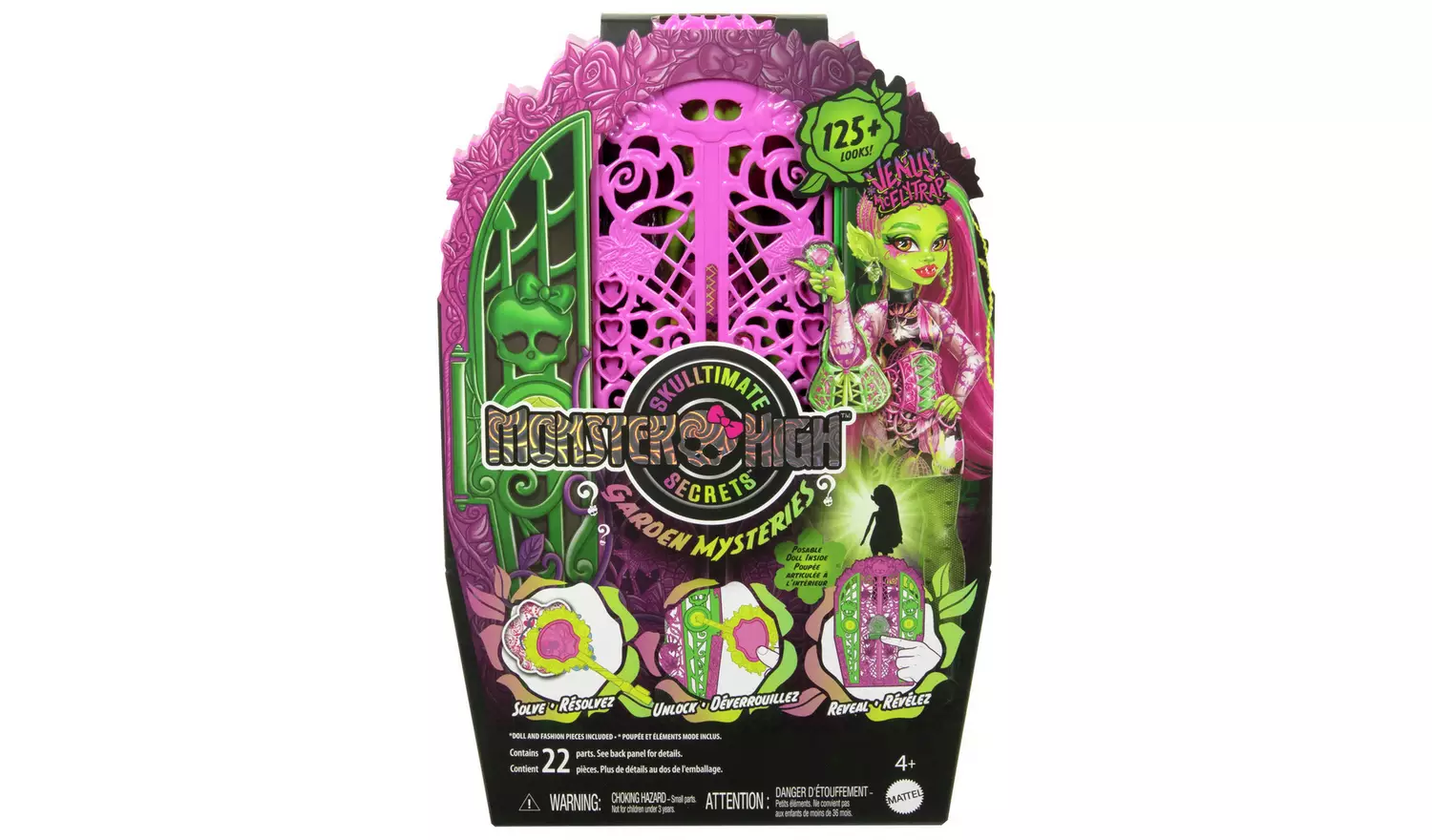 Monster High Skulltimate Secrets Venus Doll & 19+ Surprises