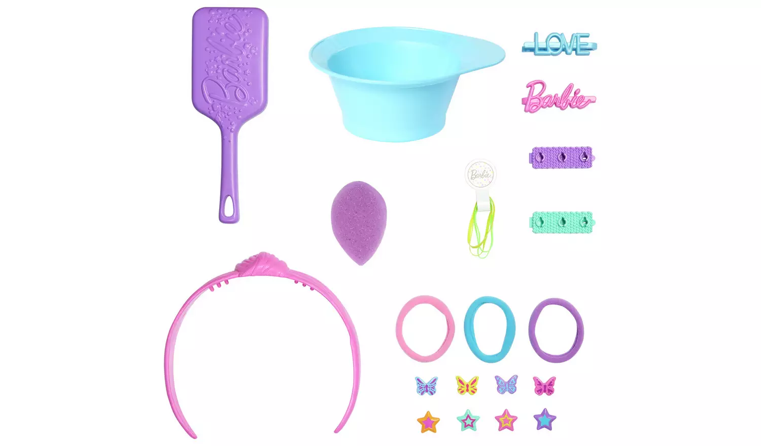 Barbie Doll Styling Head, Blonde with Styling Accessories