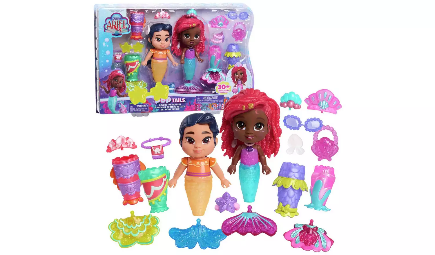 Disney Ariel Junior Pop Tails Deluxe Friends